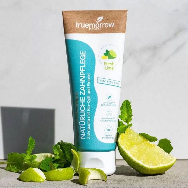 Truemorrow Zahnpasta Fresh Lime