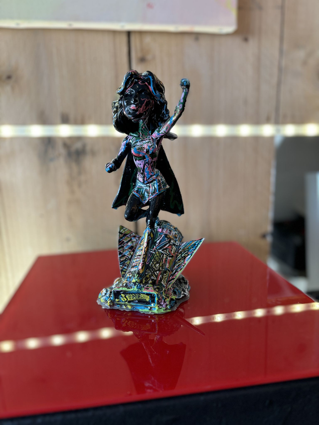 SUPER GIRL  by LM Art Honfleur  