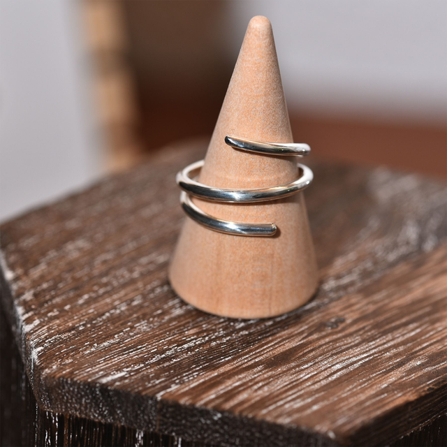 Bague Tourbillon Argent, taille 59 