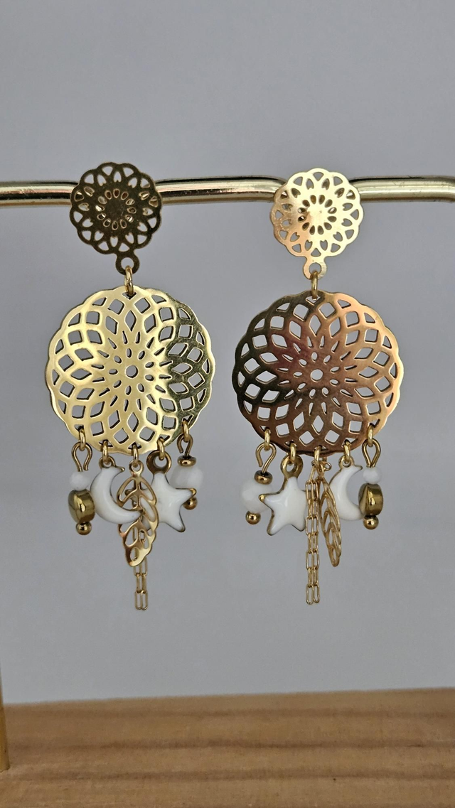 Boucles d&#039;oreilles ambre