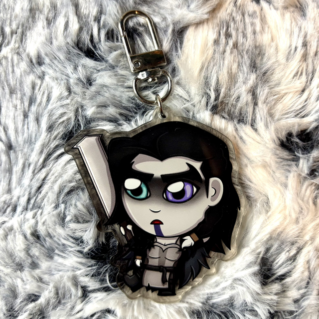 Yasha (Mighty Nein, Critical Role) Keychain