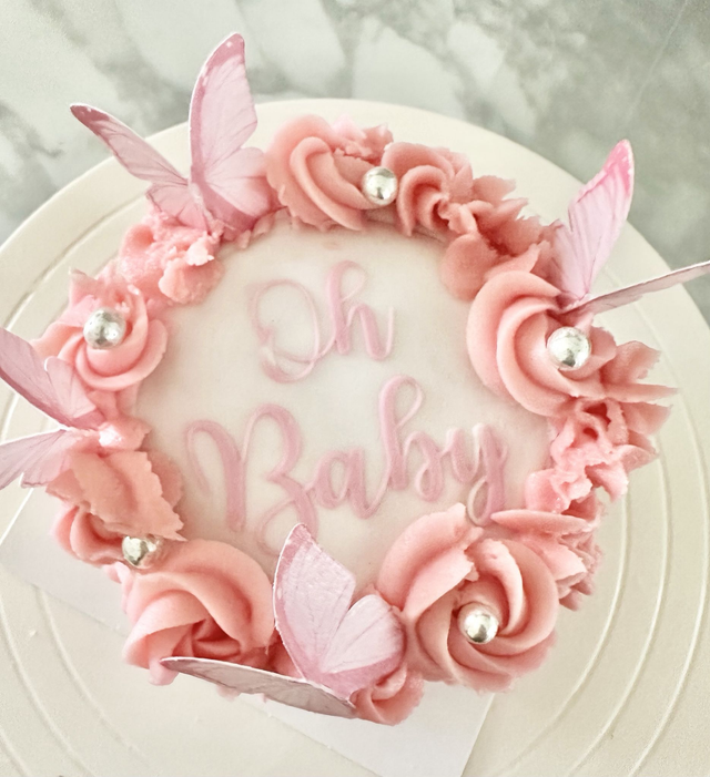 Oh Baby Pink Birthday cake