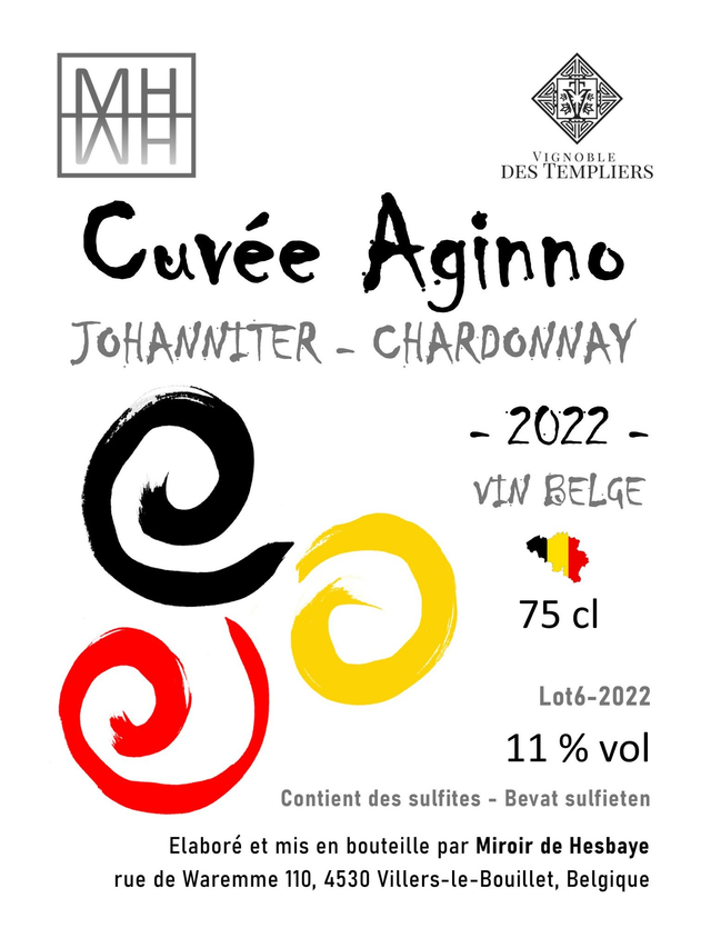 Cuvée Aginno 2022 - Vin blanc sec - 75cl