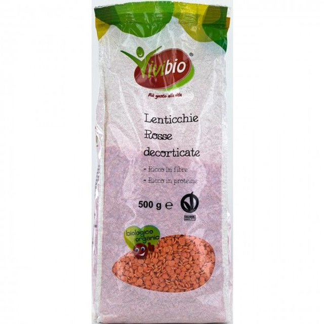 LENTICCHIE ROSSE DECORTICATA 500GR