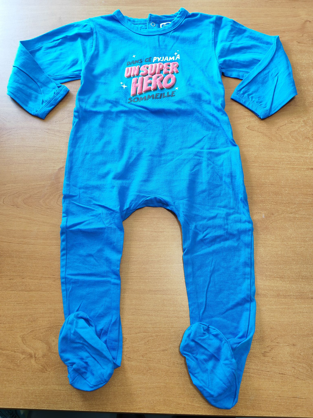 Pyjama en 2 ans