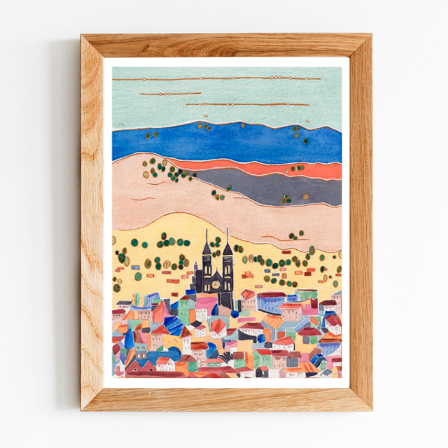 Clermont Ferrand - Artprint