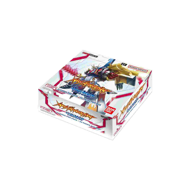 Digimon Japanese Booster Box &quot;XROS Encounter&quot; Set BT10 Display 24 Packs - JAP