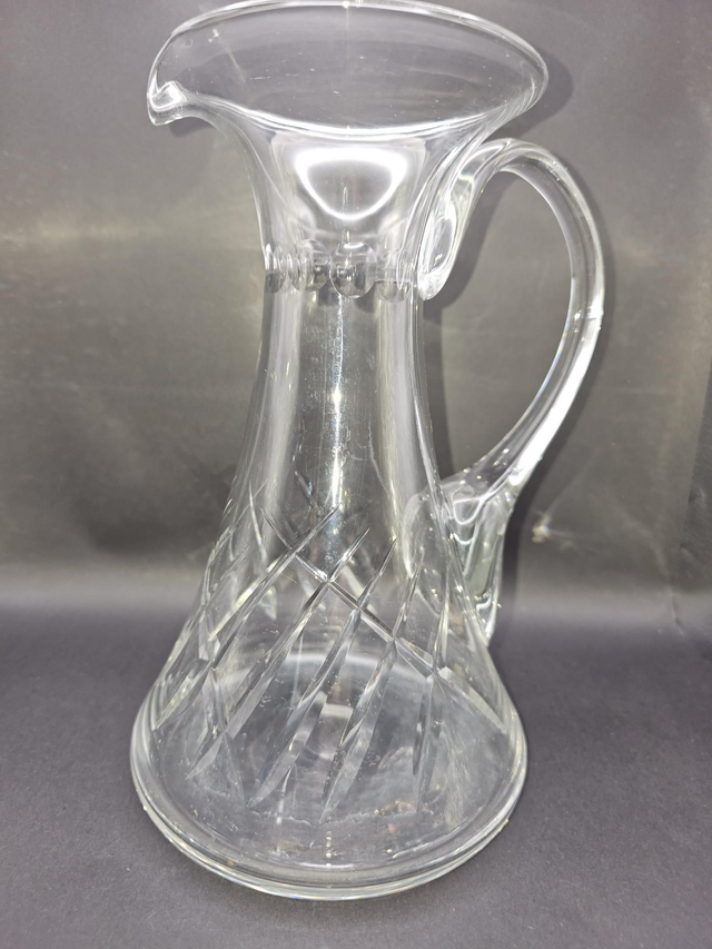 Magnifique pichet en cristal de Bayel 