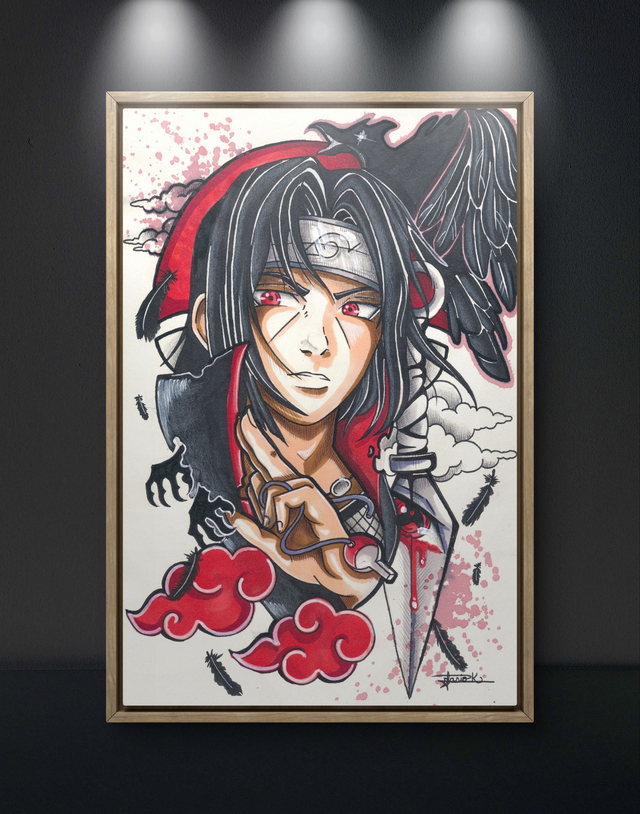 Print &quot;Itachi&quot; Naruto - Manga
