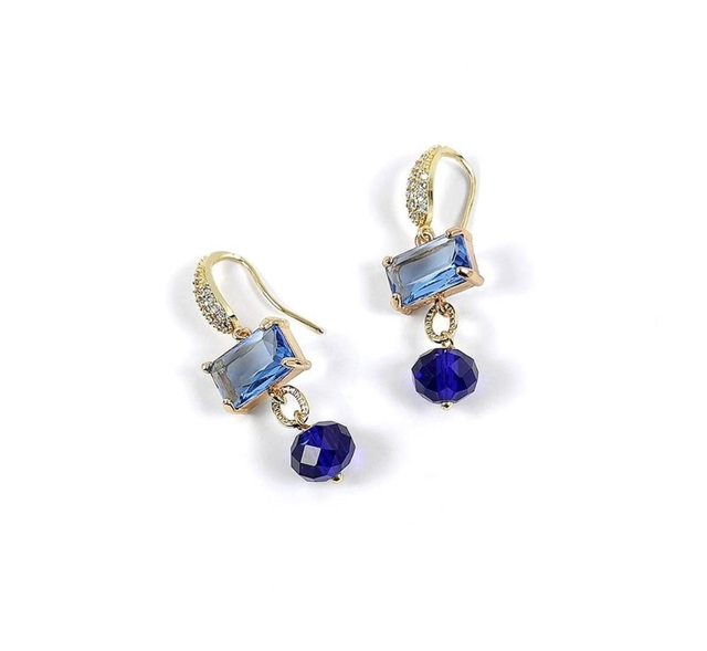 Essesteel orecchini oro blu