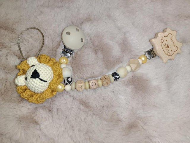 Attache doudou et tétine Crochet