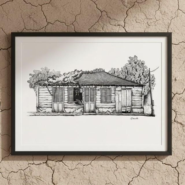 Tirage d&#039;art - Case Créole #9 - Les Trois Ilets - Martinique