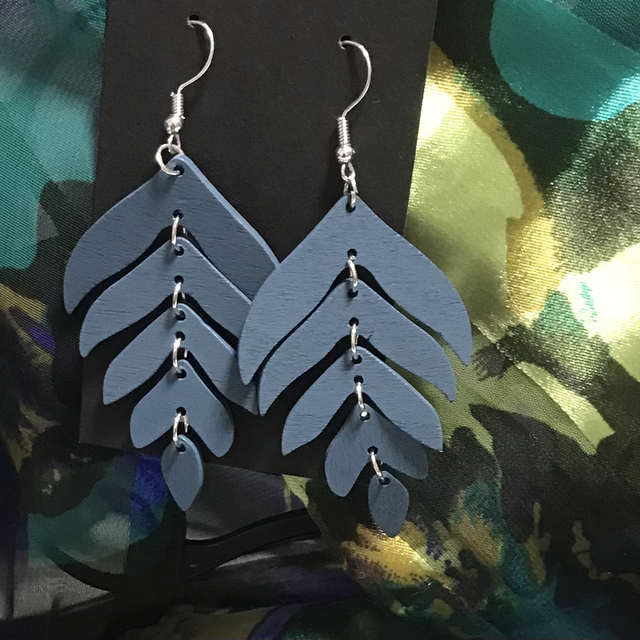 Blue Dangling Earrings - BLDE40