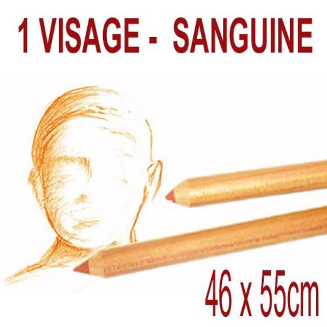 1 visage - 46x55cm - 120€