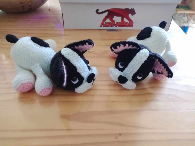  Boubou les bouledogues en coton (2 disponibles)