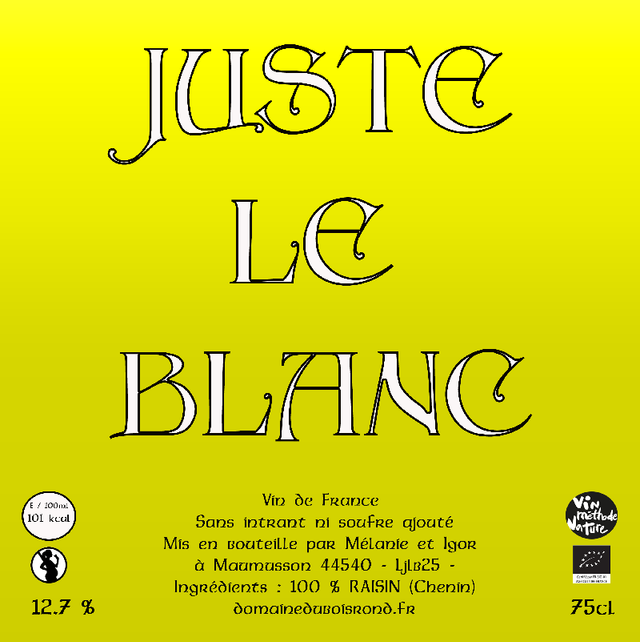 Juste le Blanc 2025