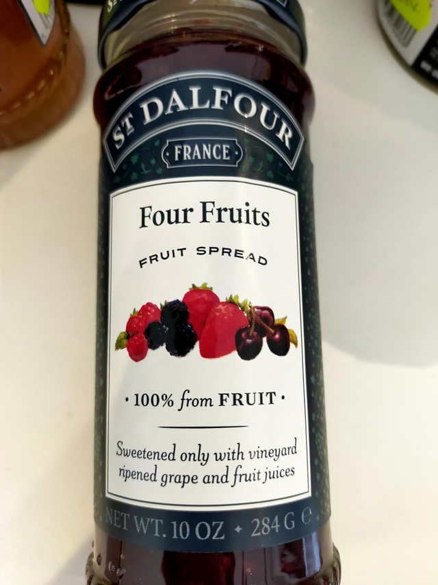 St Dalfour Four Fruits Spread 225ml 14915