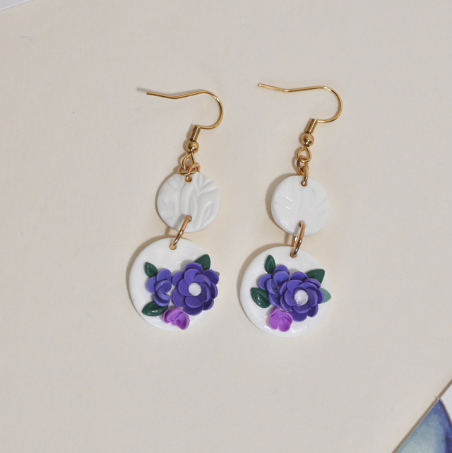 Boucles Hortensias - Moyen Modèle