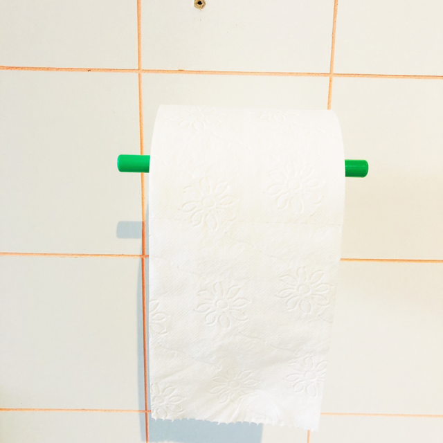 TOILETROLHOUDER NEON GROEN 