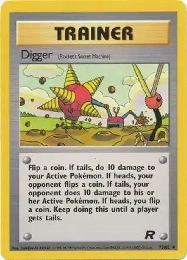 Digger - 75/82 (Team Rocket Unlimited)