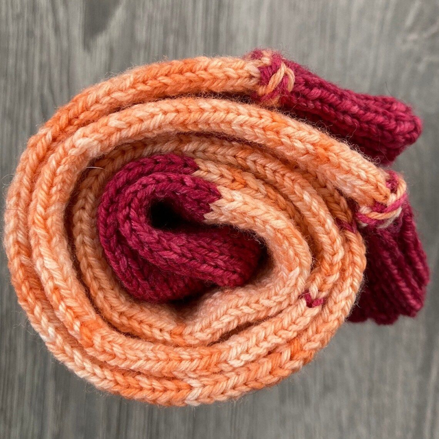 &#039;Autumn Sunset&#039; Socks - Luxury Merino Wool - UK 5-7