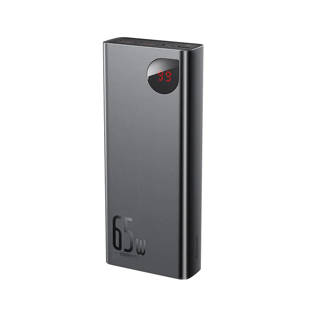 Baseus Adaman PowerBank 20000mAh 65Watt Sort
