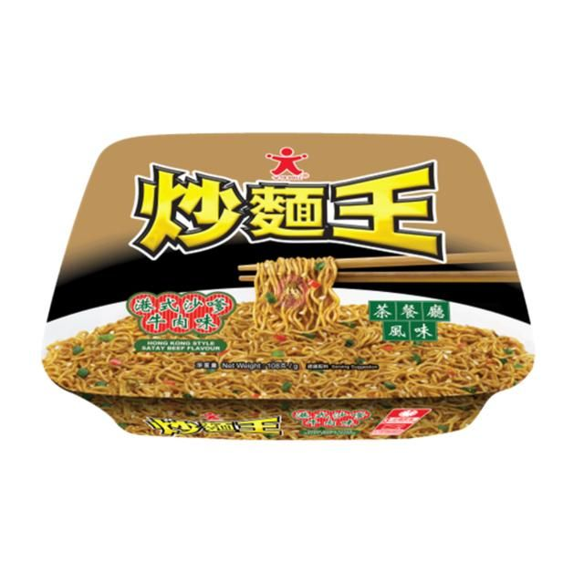 公仔 Doll 公仔炒面王港式沙爹牛肉味108g Stir Fry Noodle HK Style Satay Beef Flavour