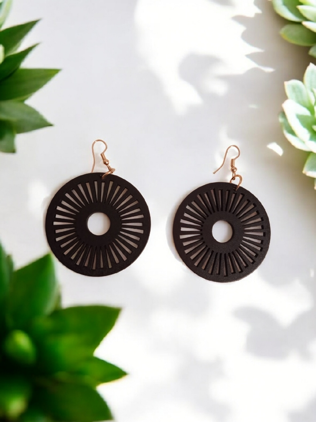 Boucles d’oreilles “Sénégal Eclipse”