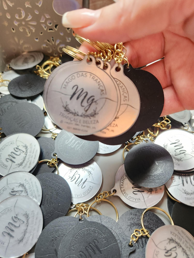 Kit Chaveiro Espelhado Personalizado