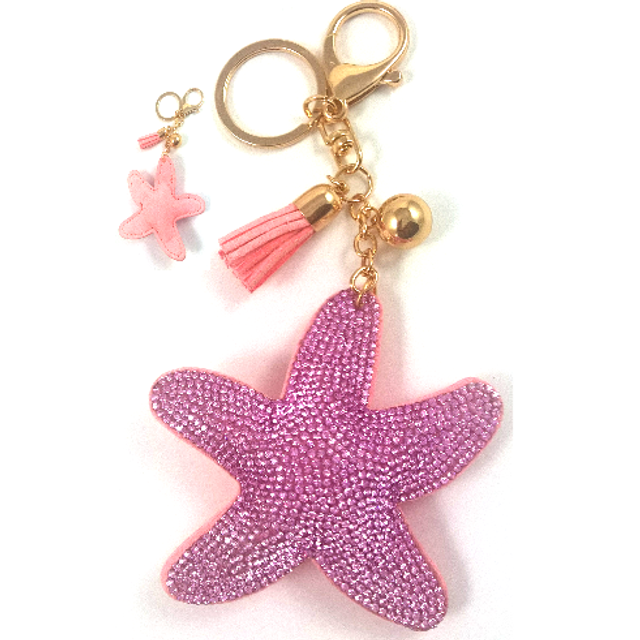 Bijou de Sac/Porte-Clés Etoile &amp; Strass (078)