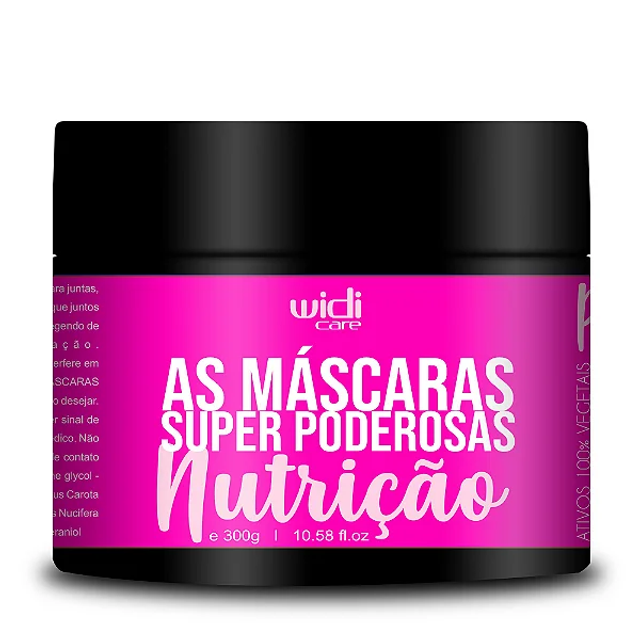 MÁSCARAS SUPER PODEROSAS NUTRIÇÃO 300gr – WIDICARE