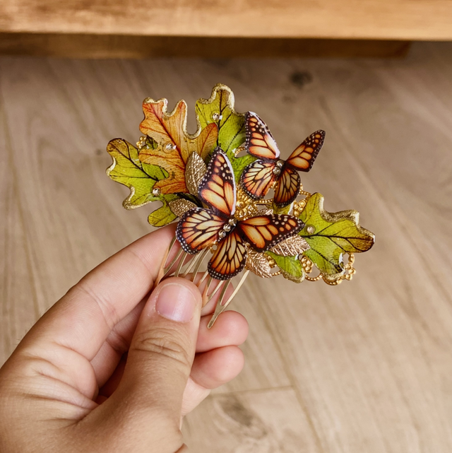 Esprit de forêt - peigne à cheveux