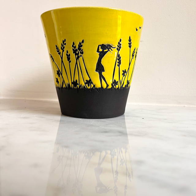 Grand pot « laisse la vie te surprendre »