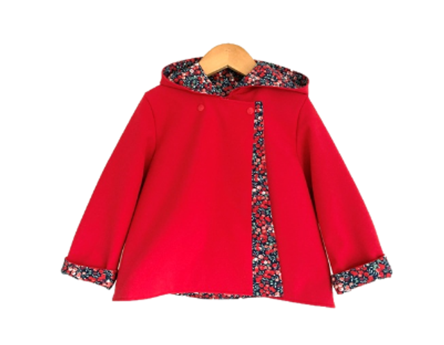 Manteau cape Rouge