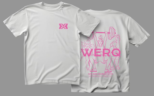 T-shirt White - Pink