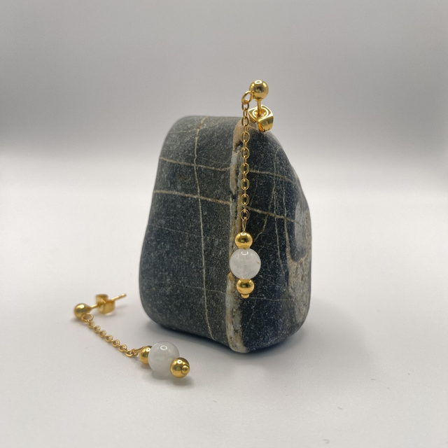 Boucles d'oreilles Paula - lune