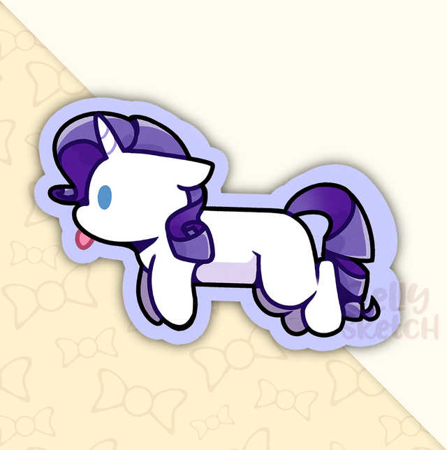 Rarity Long | MLP Sticker