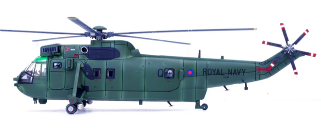 848 - ZA296 Q - CHF - HMS BULWARK - 2009 Westland Sea King Commemorative models