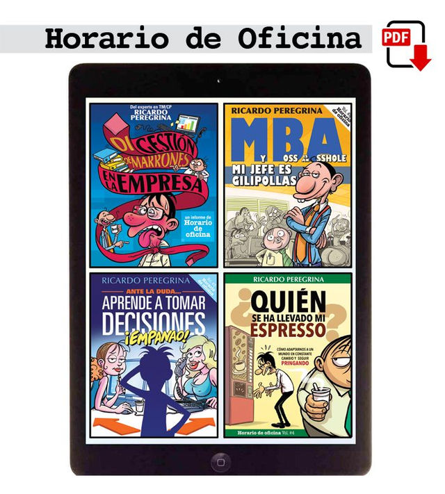 Horario de oficina. Formato digital.