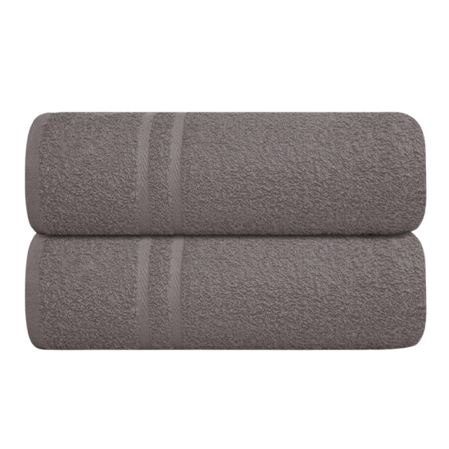 Luxury Soft Cotton Chevron Hand Towel Grey Size. 50cm x 80cm