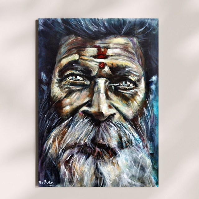 Reproduction d’art A3 sur papier photo – « Sadhü » – Bellule Art