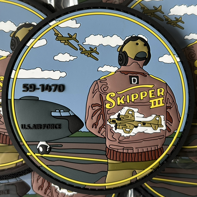 THE SKIPPER III KC135 Nose Art Patch