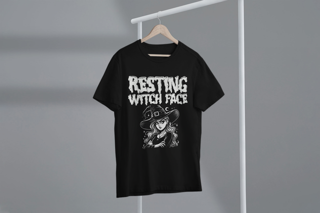 Resting Witch Face, Halloween Humor, Witchy Attitude
Ruhendes Hexengesicht, Halloween-Humor, Hexenhaltung