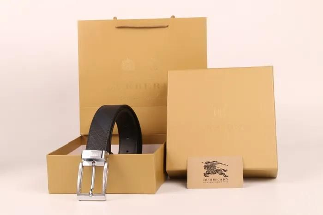 Ceinture BBY à boucle ardillon en cuir véritable pour femme

