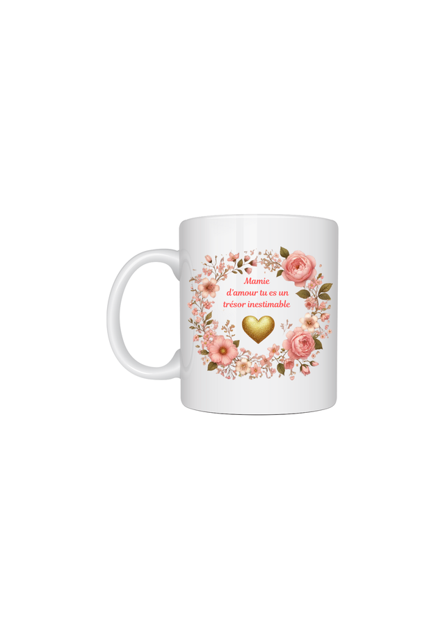 Mug motif mamie un trésor inestimable 