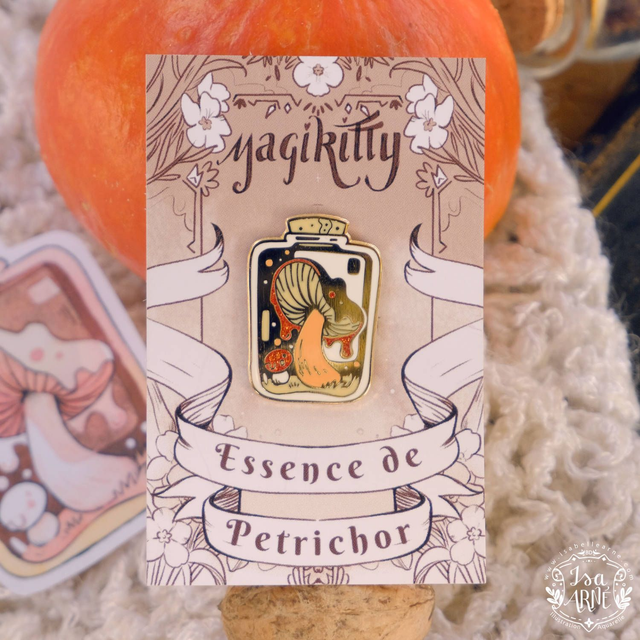 Pin's - Essence de petrichor