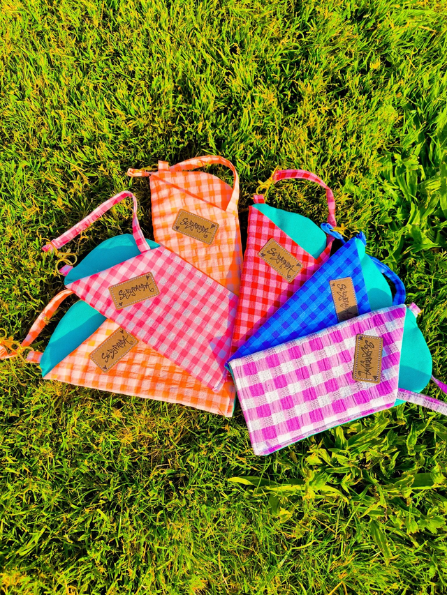 Étuis à lunettes en vichy