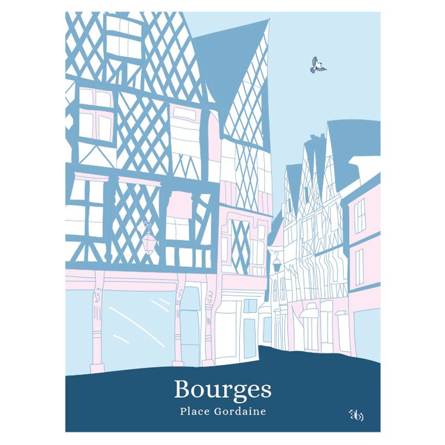 Bourges 02 - Place Gordaine