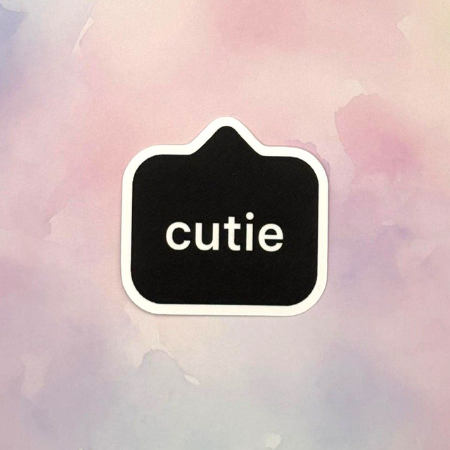 Instagram Tag "cutie"