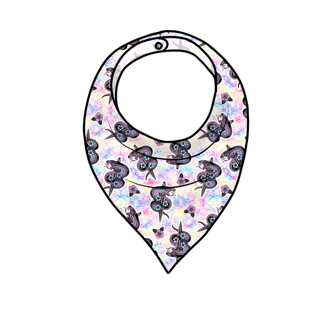 Dreamweaver 'Snake Tattoo' Bandana Bib